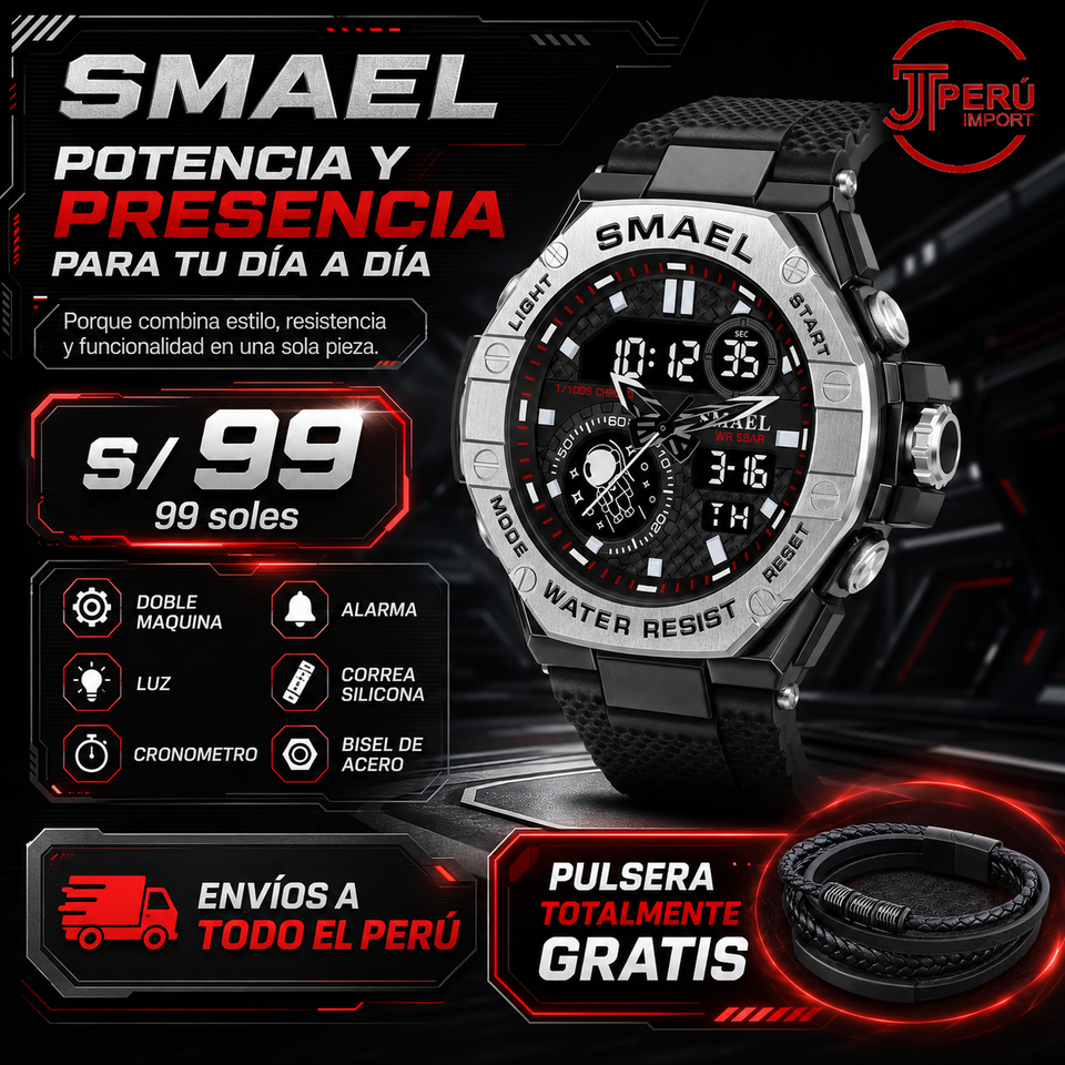 SMAEL 8068 SILVER BL