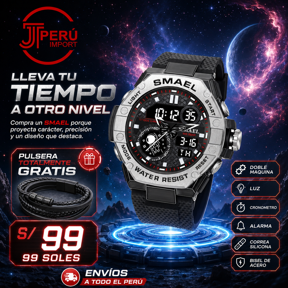 SMAEL 8068 SILVER BL