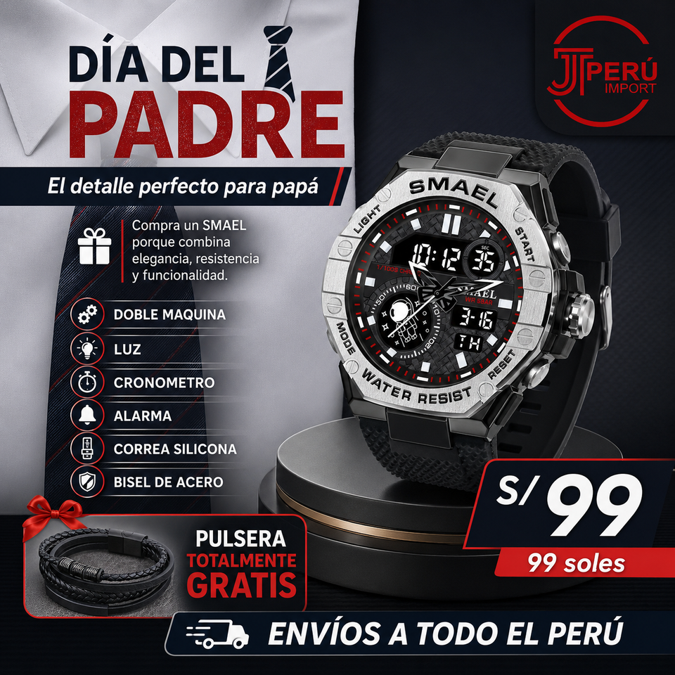 SMAEL 8068 SILVER BL