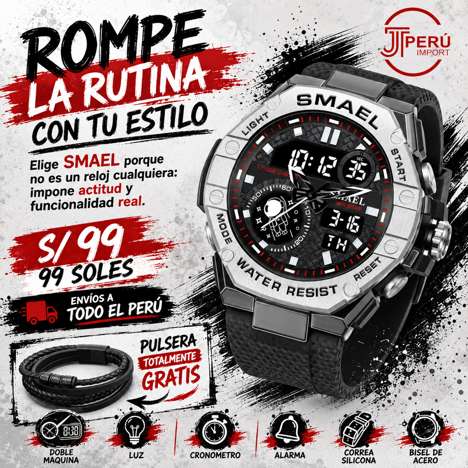 SMAEL 8068 SILVER BL