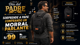 MORRAL CON PARLANTE BLUETOOTH