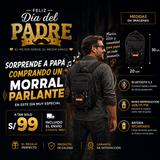 MORRAL CON PARLANTE BLUETOOTH