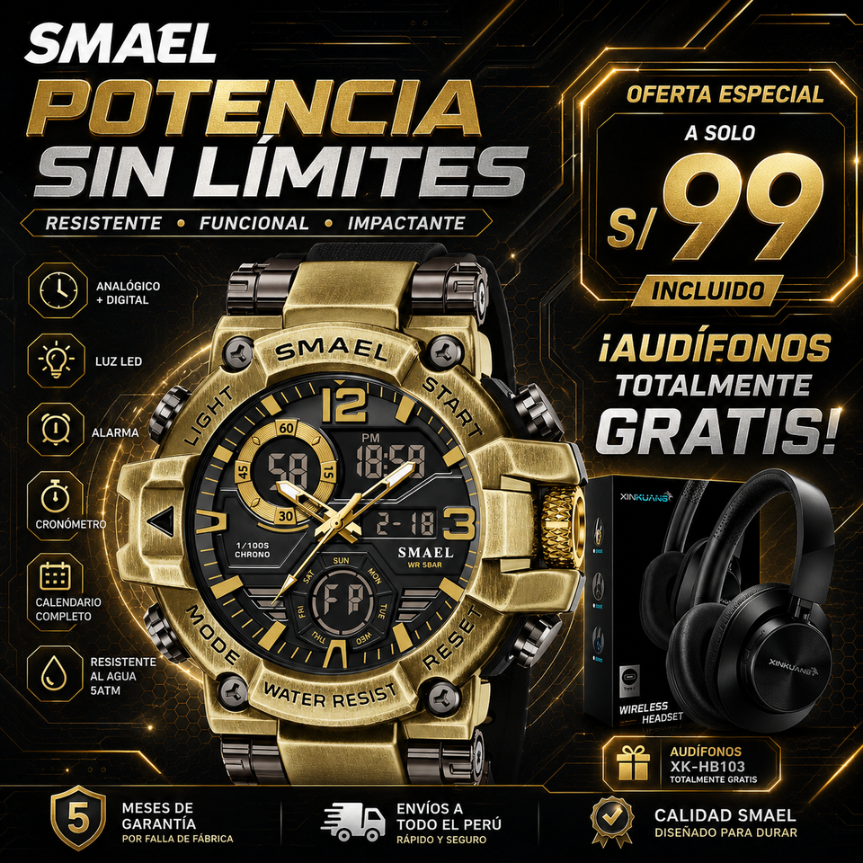 SMAEL 8110 VARIOS + AUDIFONOS
