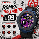 SMAEL 8068 Black and purple