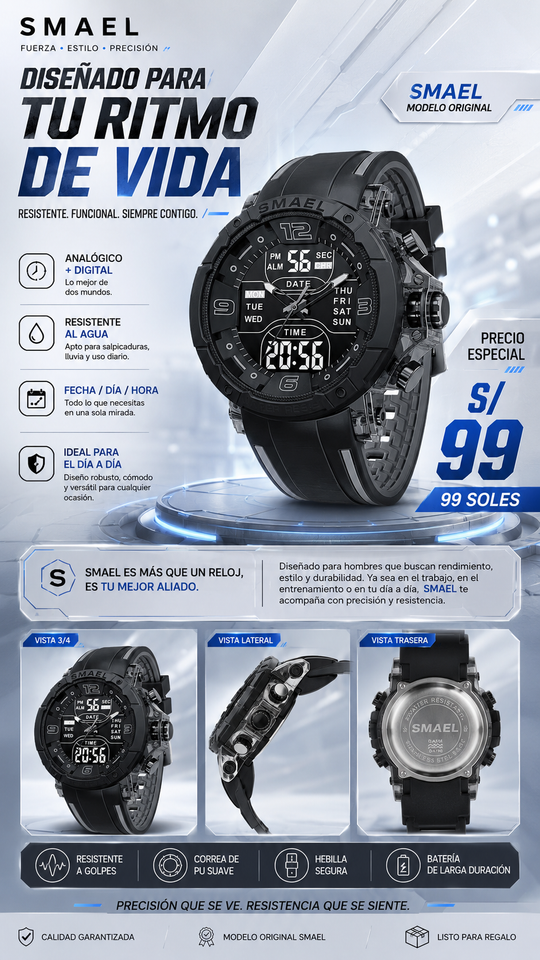 SMAEL 8140 BLACK
