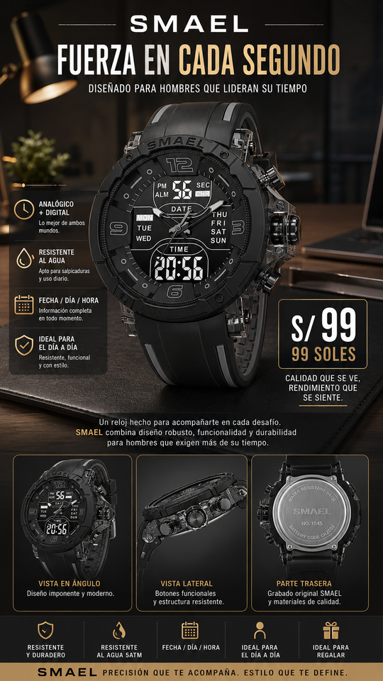 SMAEL 8140 BLACK