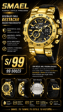 SMAEL 8106 GOLD BLACK