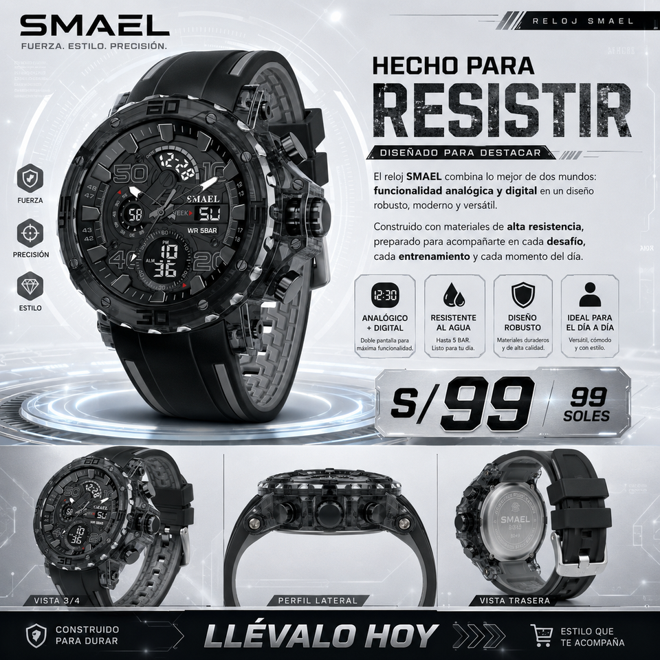SMAEL 8136 BLACK