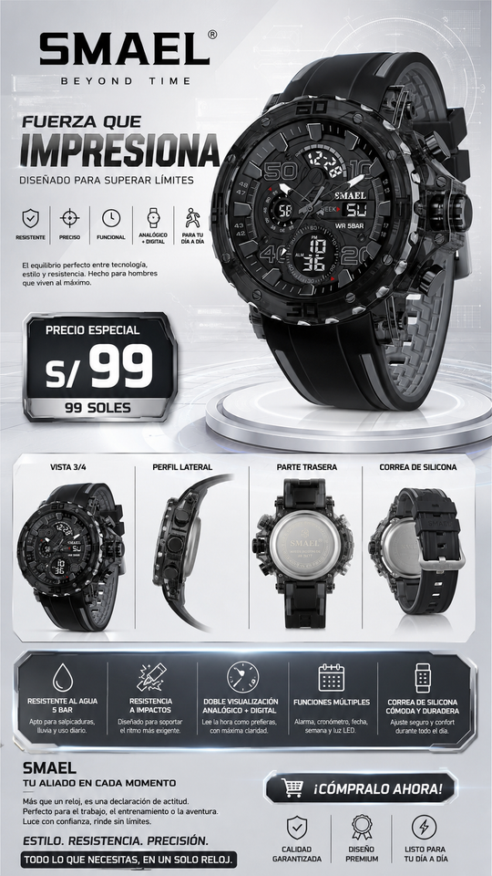 SMAEL 8136 BLACK