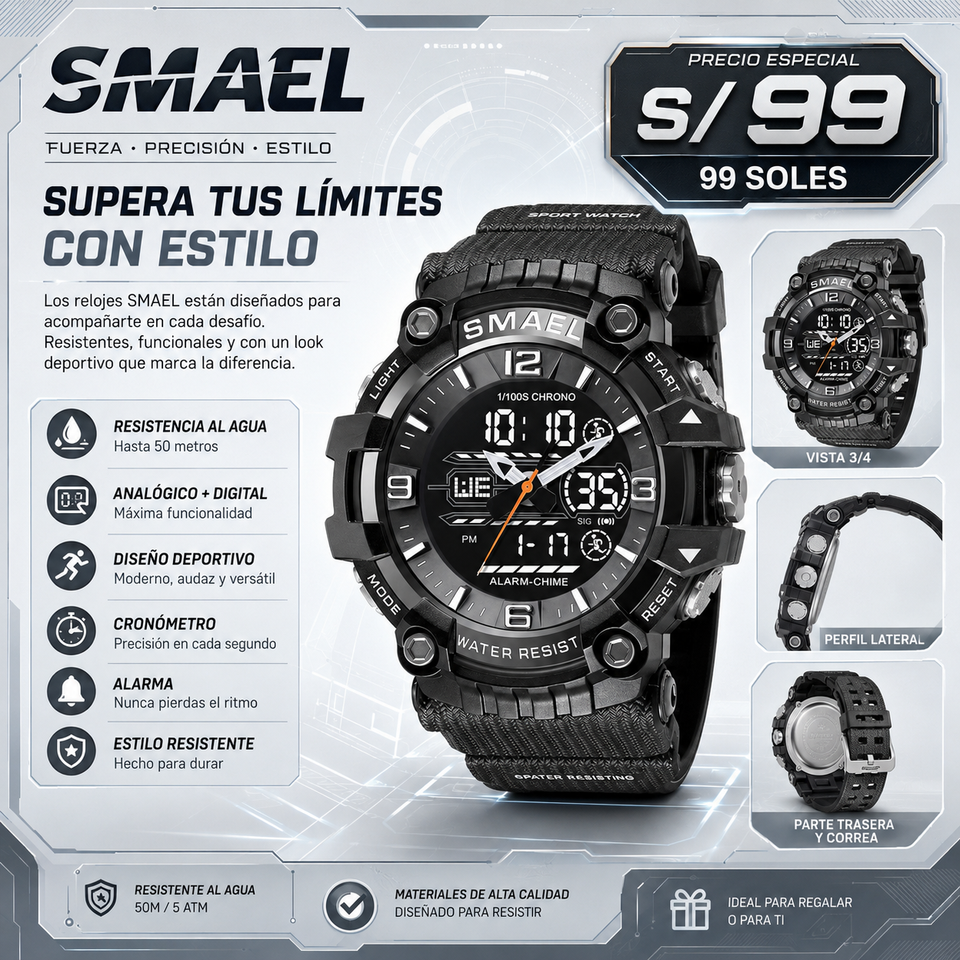 SMAEL 8092 BLACK