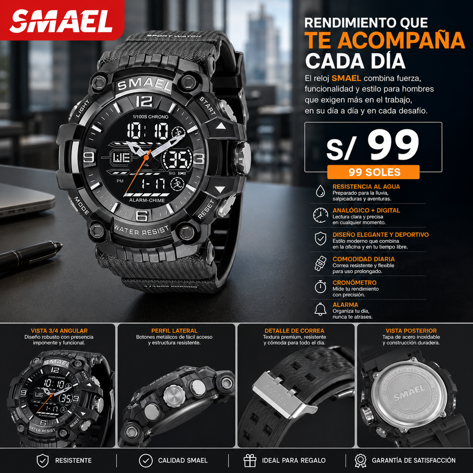 SMAEL 8092 BLACK