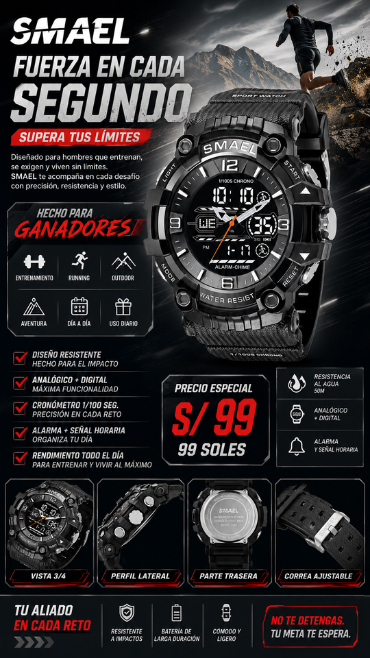 SMAEL 8092 BLACK