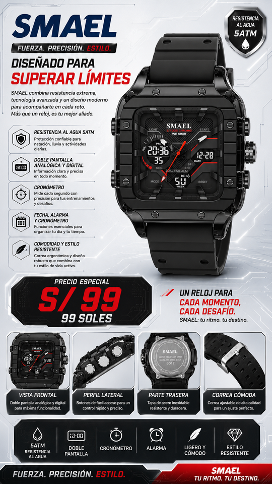 SMAEL 8133 BLACK