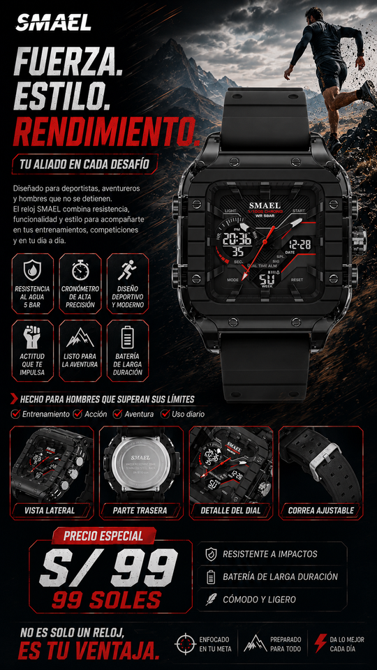 SMAEL 8133 BLACK