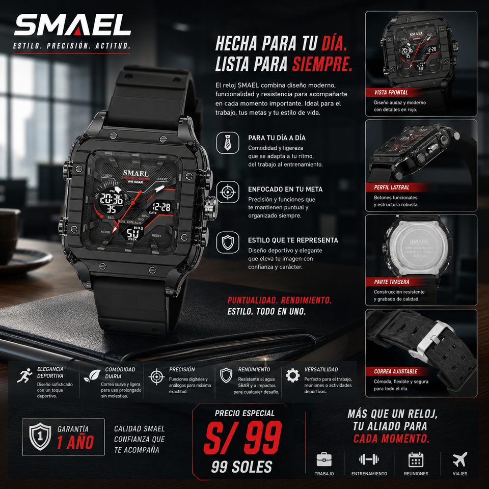 SMAEL 8133 BLACK