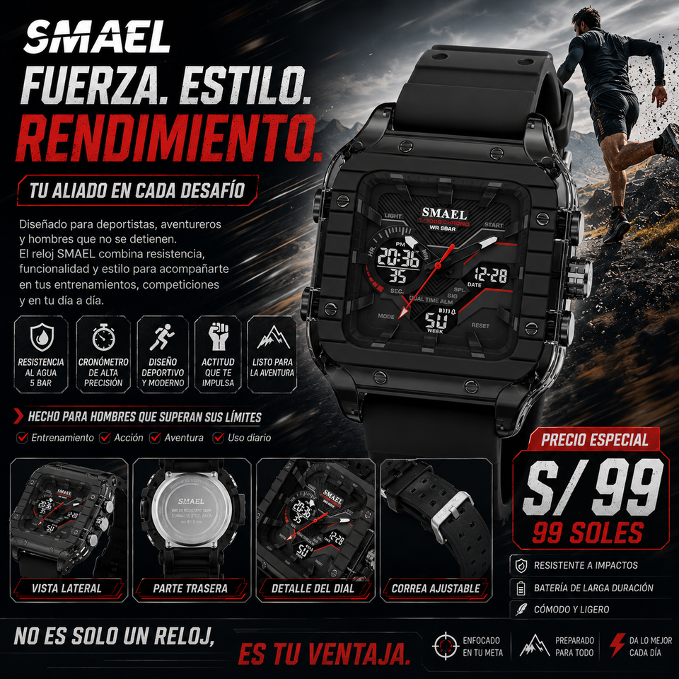 SMAEL 8133 BLACK