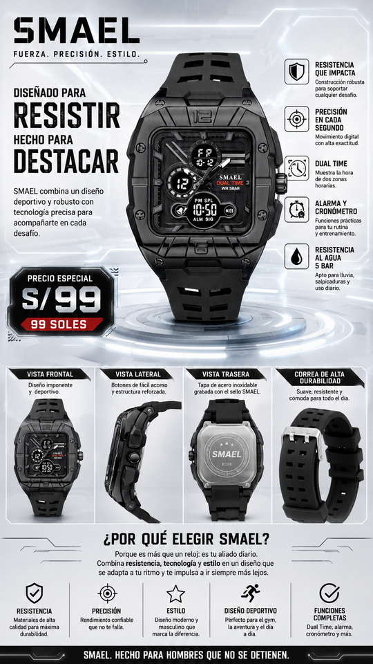 SMAEL 8135 BLACK