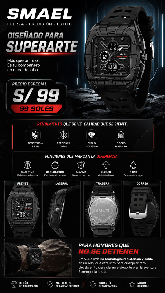 SMAEL 8135 BLACK