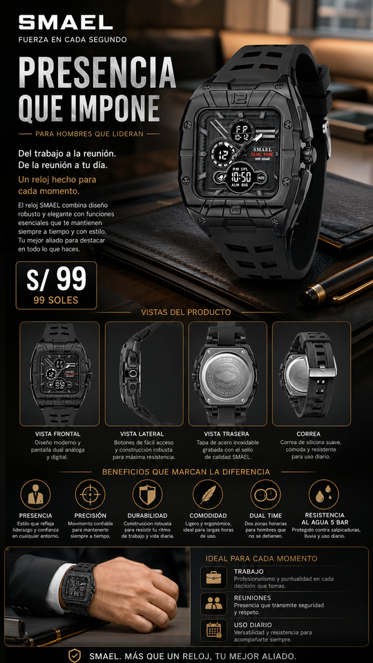 SMAEL 8135 BLACK