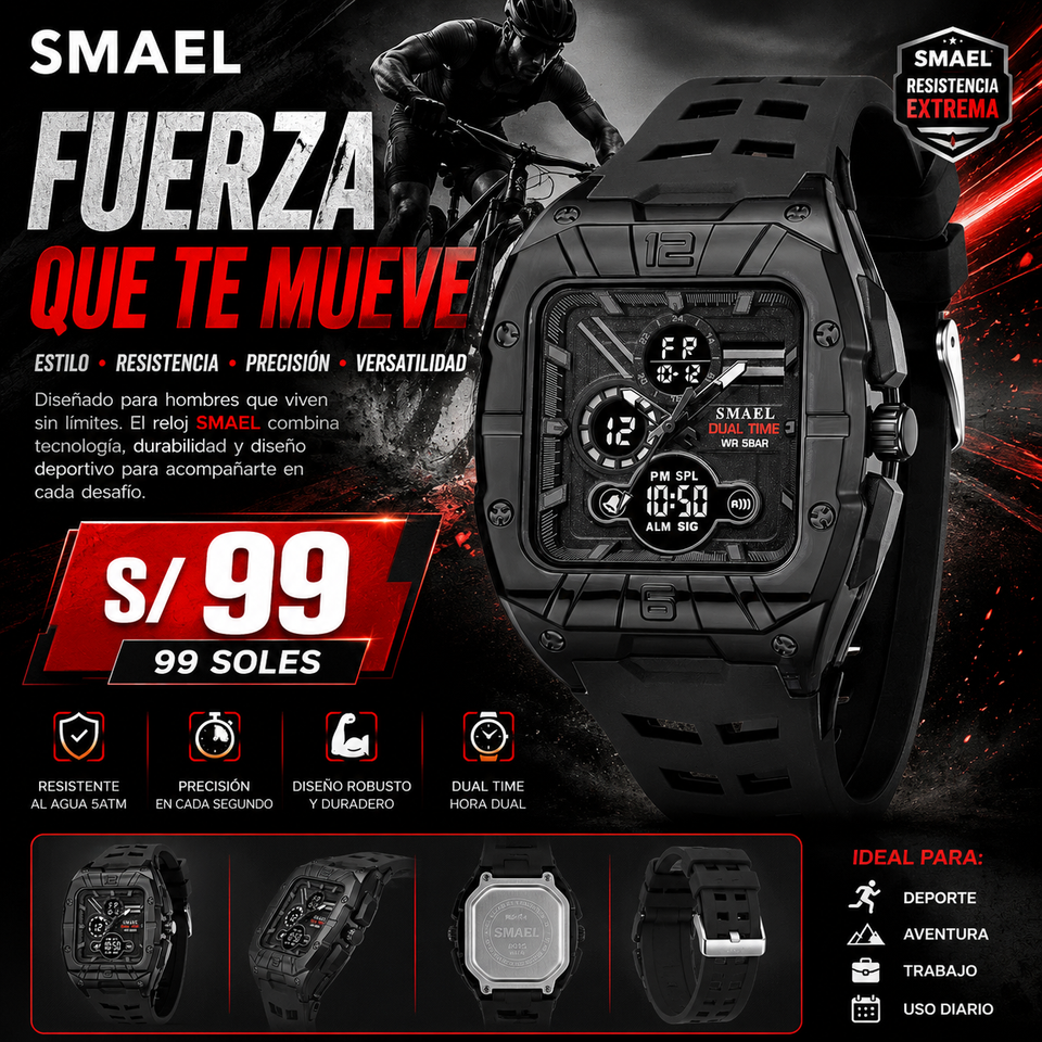 SMAEL 8135 BLACK