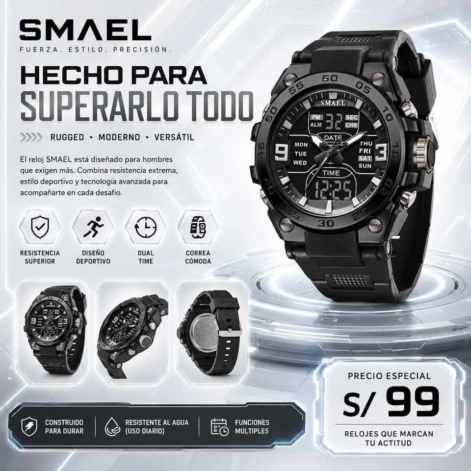 SMAEL 8138 BLACK
