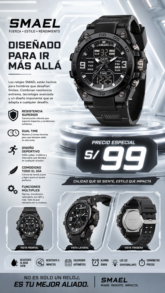 SMAEL 8138 BLACK