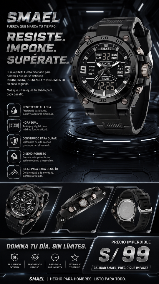 SMAEL 8138 BLACK
