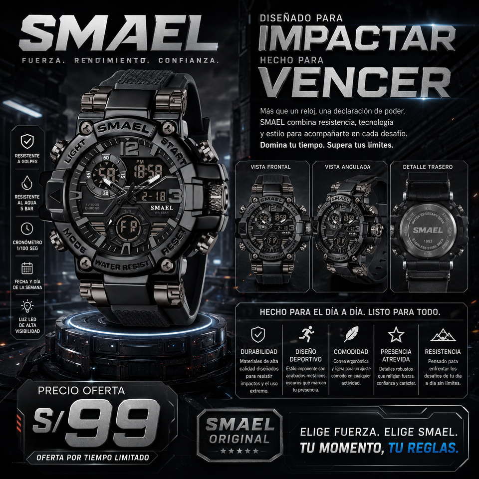 SMAEL 8110 BLACK