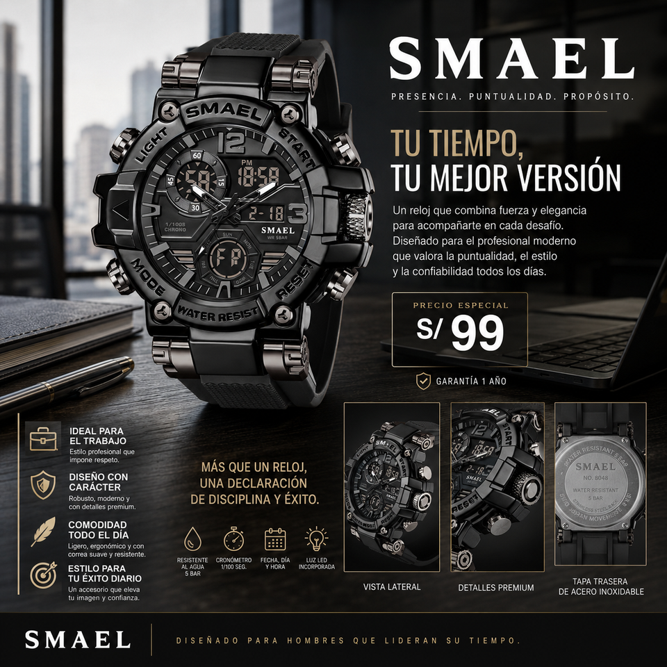 SMAEL 8110 BLACK