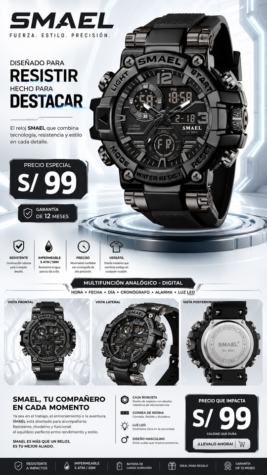SMAEL 8110 BLACK