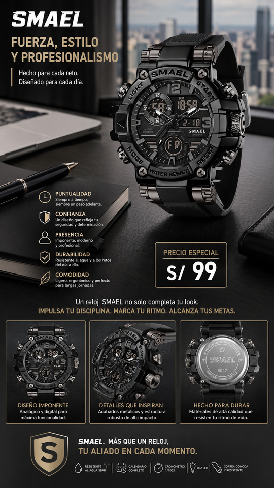 SMAEL 8110 BLACK