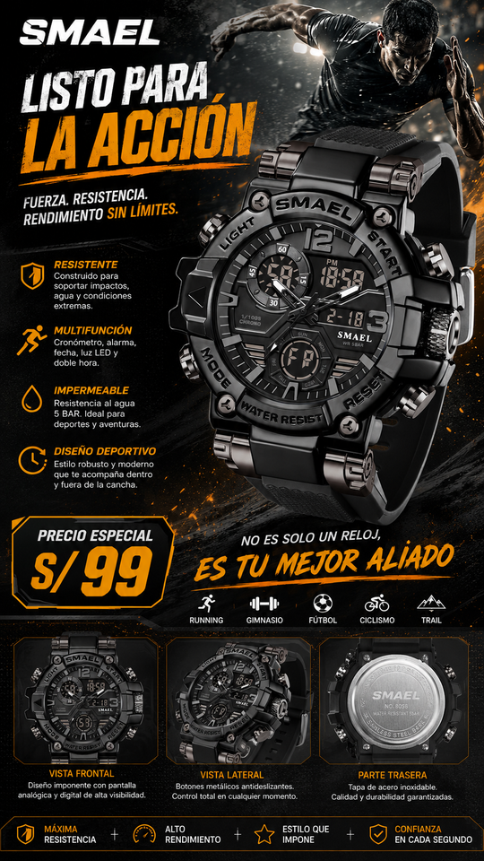 SMAEL 8110 BLACK