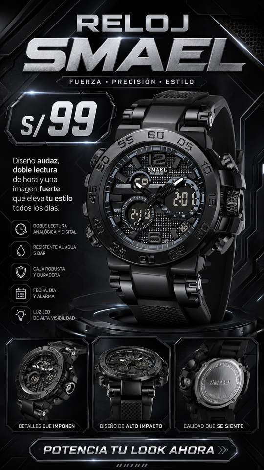 SMAEL 8106 BLACK