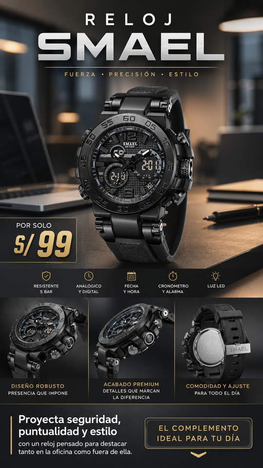 SMAEL 8106 BLACK