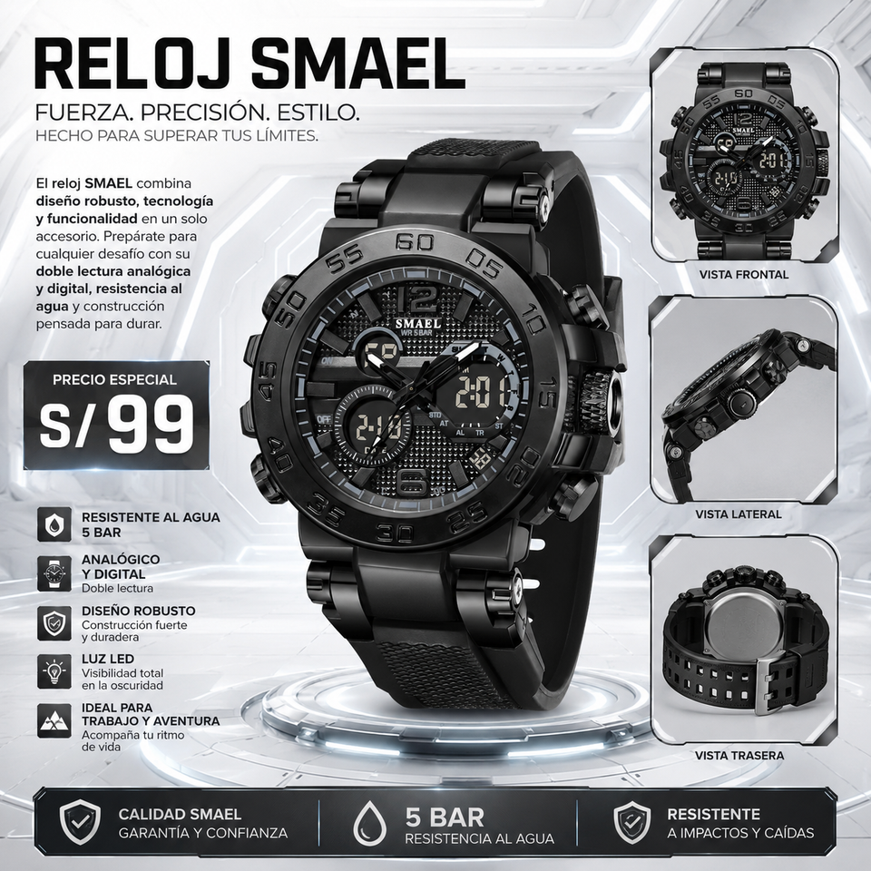 SMAEL 8106 BLACK