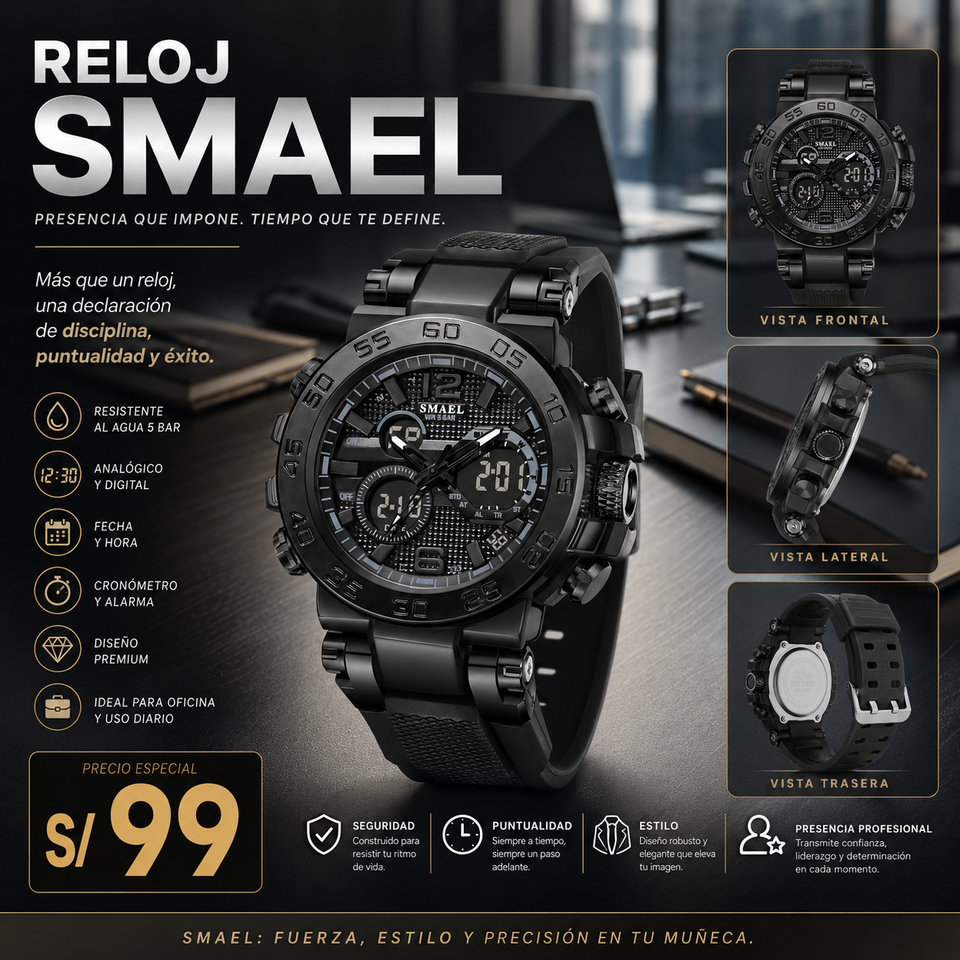 SMAEL 8106 BLACK
