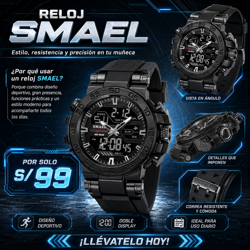 SMAEL 8139 BLACK