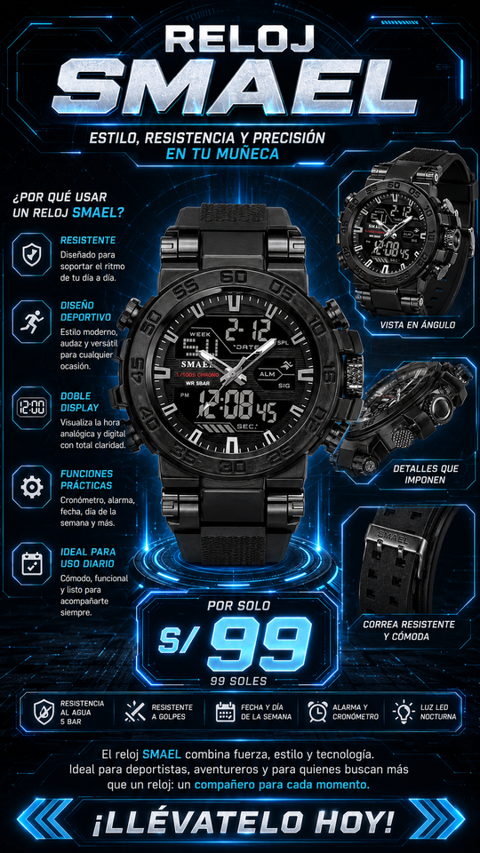 SMAEL 8139 BLACK