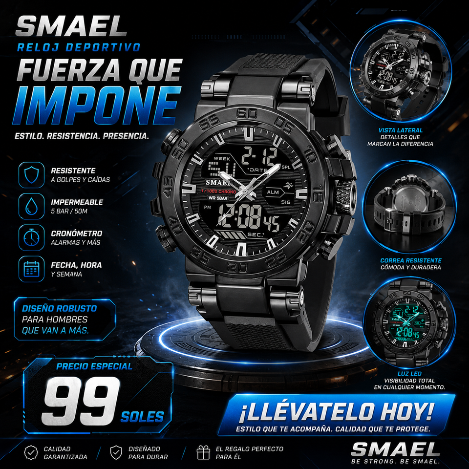 SMAEL 8139 BLACK