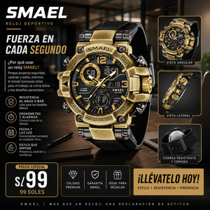 SMAEL 8110 GOLD BLACK