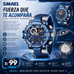 SMAEL 8110 SILVER BLUE
