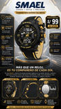 SMAEL 8140 GOLD BLACK