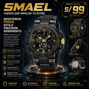 SMAEL 8139 BLACK GOLD