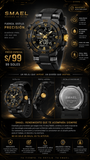 SMAEL 8139 BLACK GOLD