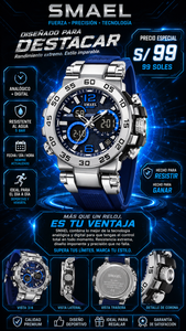 SMAEL 8106 SILVER BLUE