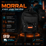 MORRAL CON PARLANTE BLUETOOTH