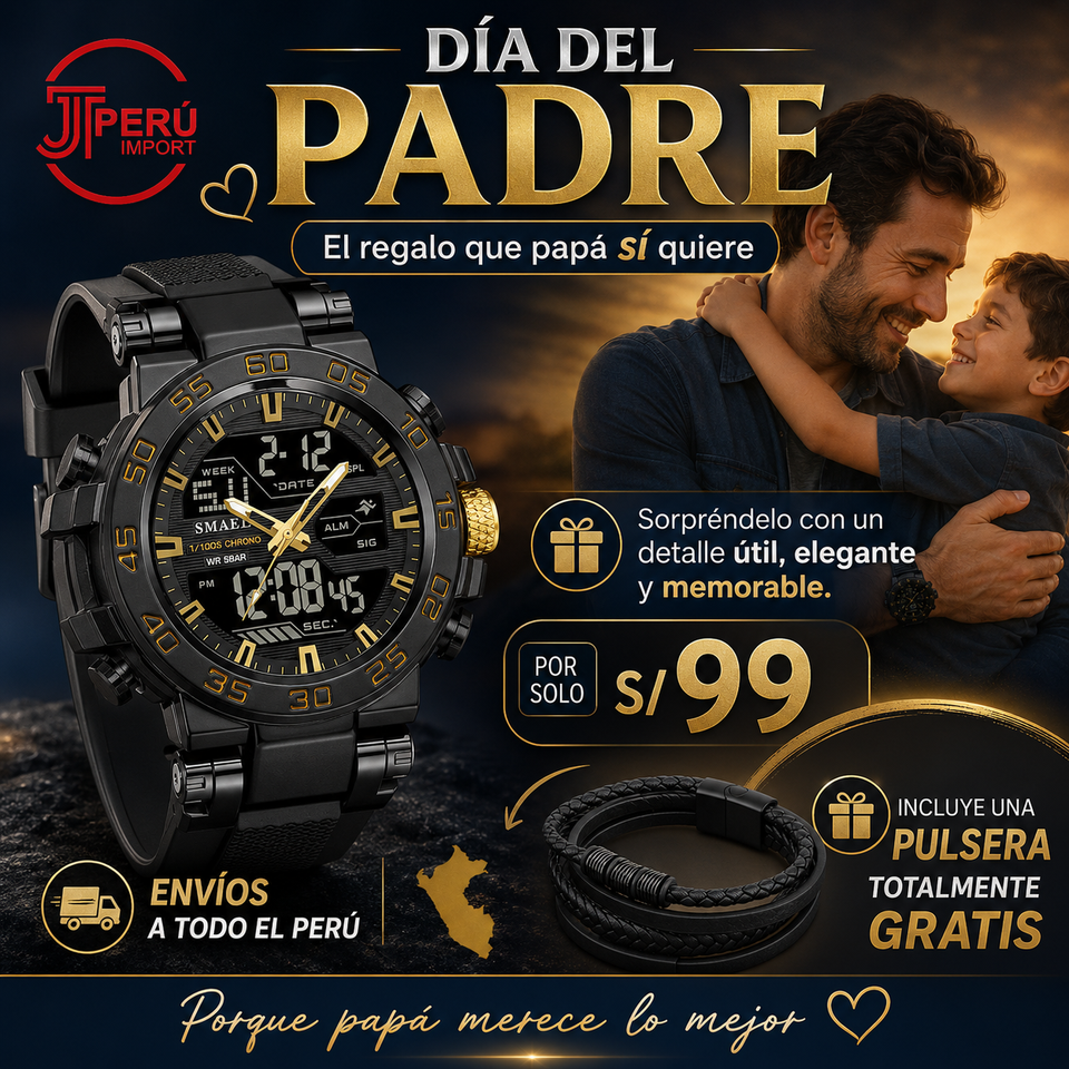 SMAEL 8139 BLACK GOLD