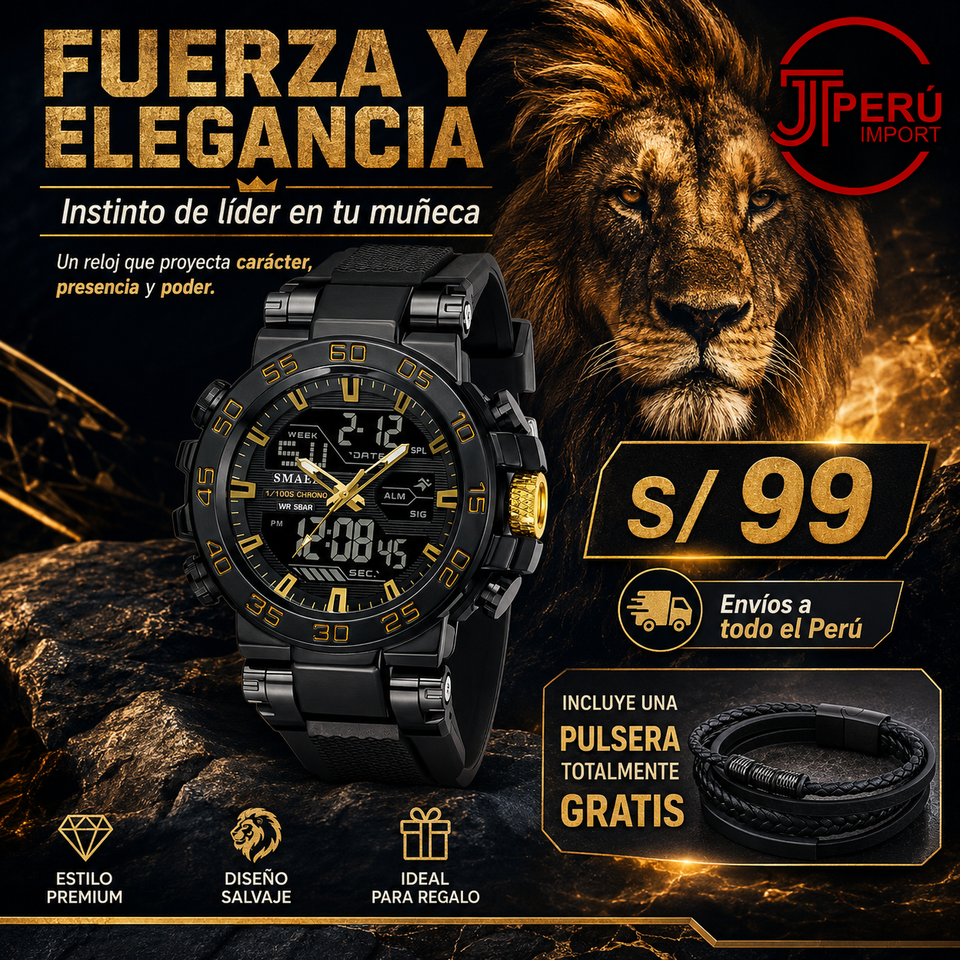 SMAEL 8139 BLACK GOLD