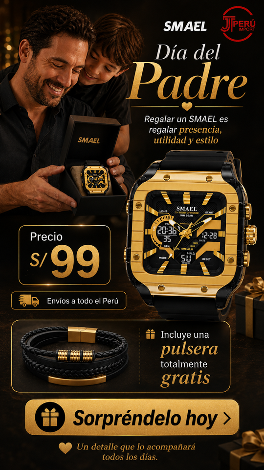 SMAEL 8133 GOLD BLACK