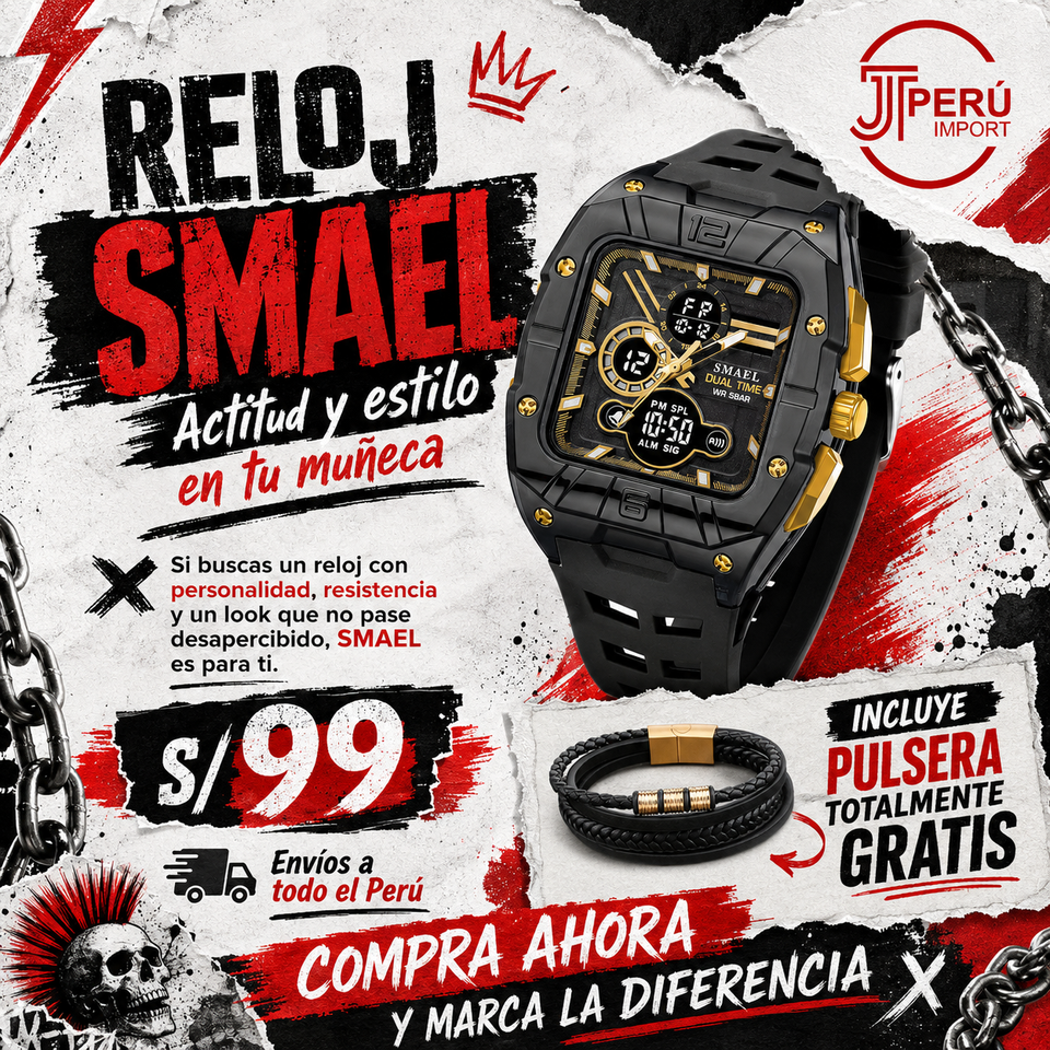 SMAEL 8135 GOLD BLACK